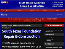 Tablet Screenshot of foundationrepairthewoodlands.com